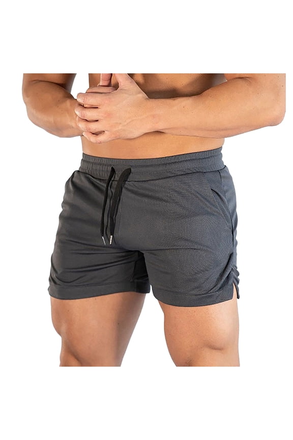 Mens Lightweight Gym Workout Quick-drying Shorts, Athletic Short Shorts Running Lifting Shorts