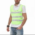 thumbnail image 1 of Yaoyar Mens Reflective Sleeveless Tees High Visibility Safety Construction Site Traffic Night Work Outdoor Protective Sleeveless Shirts Utility Workwear Industrial Safety Tank Top,Yellow,Free Size, 1 of 8