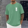 thumbnail image 1 of Yaoyar Mens Short Sleeve T-Shirts Pineapple Graphic Tees Shirts Summer Tops Cotton Tshirts for Beach Party, 1 of 7