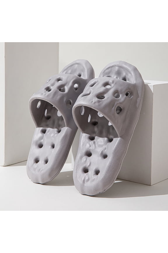 Mens Shower Shoes With Holes Dry Quickly Bath Slippers Womens Non Slip Indoor Home Bedroom Pool Home Slippers