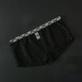 thumbnail image 1 of Yaoyar Mens Solid Color Mesh Elastic Waist Summer Underwear Base Layer Boxer Briefs Stretch Soft Fabric Boxer Briefs For Men Lightweight Breathable Design Underwear Boxer Briefs,Black,M, 1 of 6