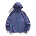 thumbnail image 1 of Yaoyar Mens Solid Color UPF 50+ Sun Protection Hoodie Long Sleeve Shirts Outdoor Sunscreen Climb Sport Run Zipper Long Sleeved Lightweight Hoodies for Men, 1 of 4