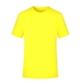 thumbnail image 1 of Yaoyar Mens Sports Short-Sleeved Solid Color Casual Elastic Sweat-Absorbent Breathable Sports Quick-Drying Short-Sleeved Round Neck Top, 1 of 4