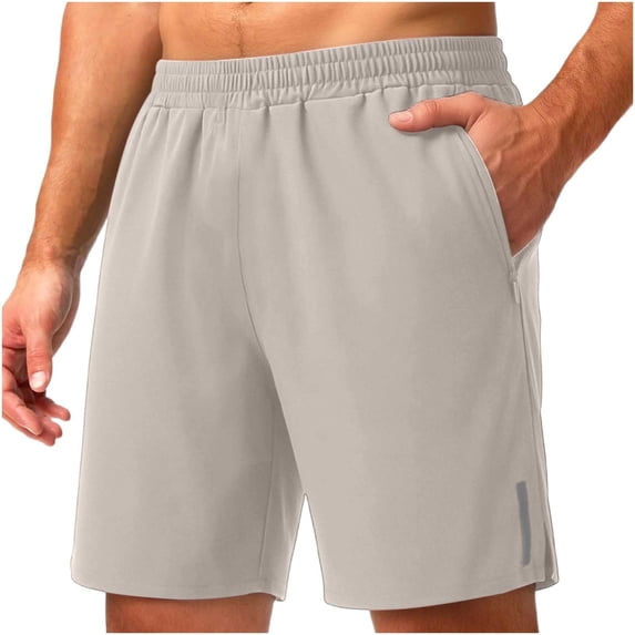 Yaoyar Mens Sweat Shorts 9" Drawstring Elastic Waist Gym Workout Shorts Casual Athletic Jogger Knit Shorts with Pockets