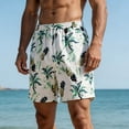 thumbnail image 1 of Yaoyar Mens Swim Trunks Hawaiian Beach Shorts Quick Dry Board Shorts Bathing Suits Swimwear with Mesh Lining Pockets, 1 of 6