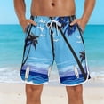 thumbnail image 1 of Yaoyar Mens Swim Trunks with Mesh Liner Quick Dry Bathing Suits Beach Vacation Swimsuit Board Shorts, 1 of 7