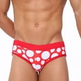 thumbnail image 1 of Yaoyar Mens Swimwear Low Rise Swim Briefs Black and Red Quick-Drying Contrast Color Swimsuit Swimming Briefs with Drawstring, 1 of 8