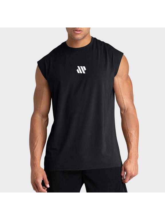 Mens Tank Tops Sport Running Dry Fit Gym Shirt Wicking Athletic Mesh Breathable Muscle Tee Workout Sleeveless Shirts