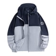 thumbnail image 1 of Yaoyar Mens UPF 50+ Light Jacket Full Zip Sun Protection Hoodie Summer Long Sleeve Shirt Hiking Fishing Outdoor with Pockets, 1 of 5