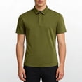 thumbnail image 1 of Yaoyar Mens Ultra Soft Bamboo Viscose Polo Lightweight Cooling Short Sleeve Casual Collared Golf Shirt, 1 of 5