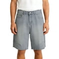 thumbnail image 1 of Yaoyar Mens Vintage Straight Jean Shorts Washed Short Pants with Pockets Comfy Casual Streetwear Summer Denim Shorts, 1 of 7