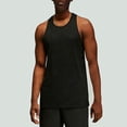 thumbnail image 1 of Yaoyar Mens Workout Tank Tops Quick Dry Athletic Gym Longline Loose Tank Breathable Soft Sleeveless Running Training Vest, 1 of 8