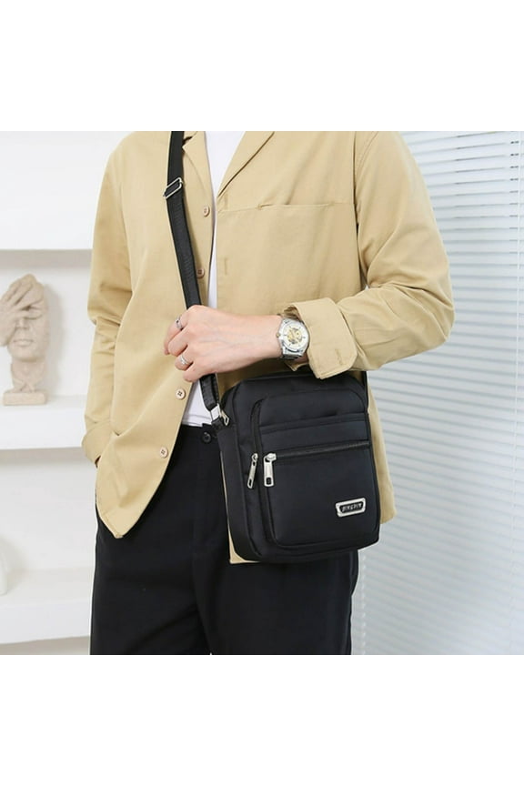 Messenger Bag for Men, Canvas Crossbody Shoulder Bags Satchel for Travel Work Business