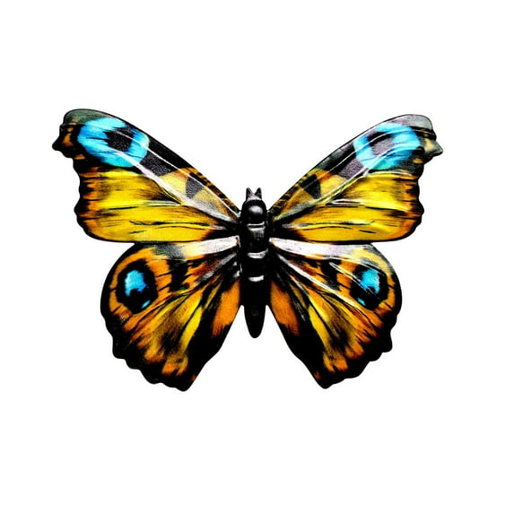 Yaoyar Metal Butterfly Wall Art Decor Outdoor Wall Art Decorations for Fence Garden Backyard Bedroom Patio Living Room