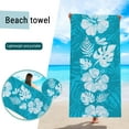 thumbnail image 1 of Yaoyar Microfiber Lightweight Thin Beach Towel Sandproof Compact Clearance Towels Quick Dry Sand Free Pool Swim Fast Drying Sandless Blanket Travel Vacation Women Men Adult Gift 27.55x59.05in, 1 of 8