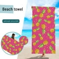 thumbnail image 1 of Yaoyar Microfiber Lightweight Thin Beach Towel Sandproof Compact Clearance Towels Quick Dry Sand Free Pool Swim Fast Drying Sandless Blanket Travel Vacation Women Men Adult Gift 27.55x59.05in, 1 of 8