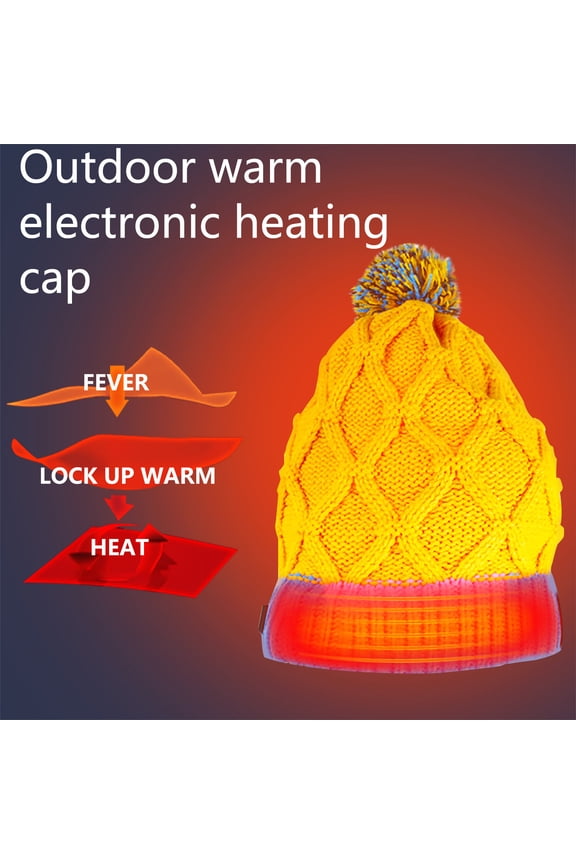 Outdoor household-purpose electronic heating and heat preservation hat