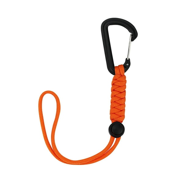 Yaoyar Paracord Keychain with Carabiner, Paracord Carabiner Clip for Keys Backpack, Heavy Duty Hook for Outdoor Survival Camping Hiking, Outdoor Accessories Clearance