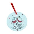 thumbnail image 1 of Yaoyar Personalized Holiday Ornaments Hanging Tree Decorations for Wedding Graduation Christmas Valentine's Day, 1 of 3