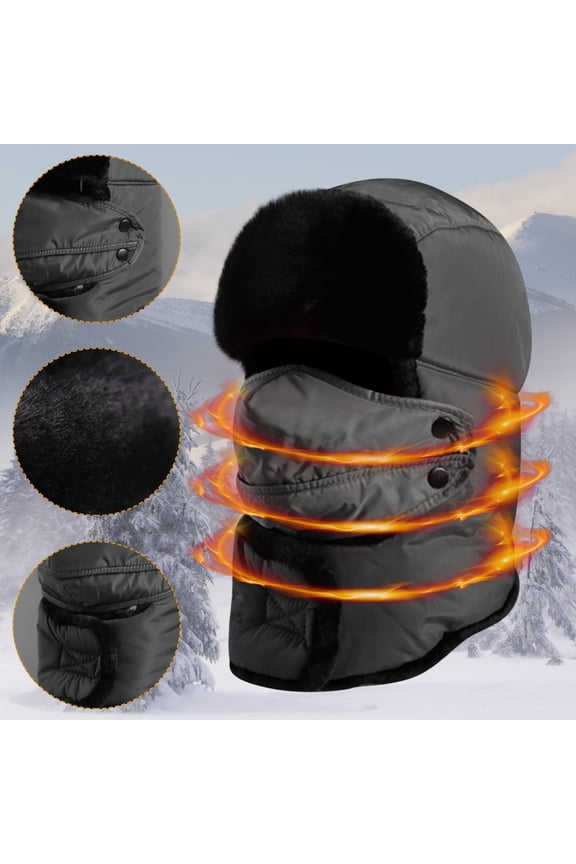 Protection Face Men Thickened Hat Thunderheads Ear Women Cap Protection Baseball Caps 1 Caps