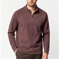 thumbnail image 1 of Yaoyar Quarter Zip Golf Pullover Men Dry Fit Long Sleeve Performance Wicking Mock Neck 1/4 Zip Pullover Mens Sweatshirt, 1 of 5