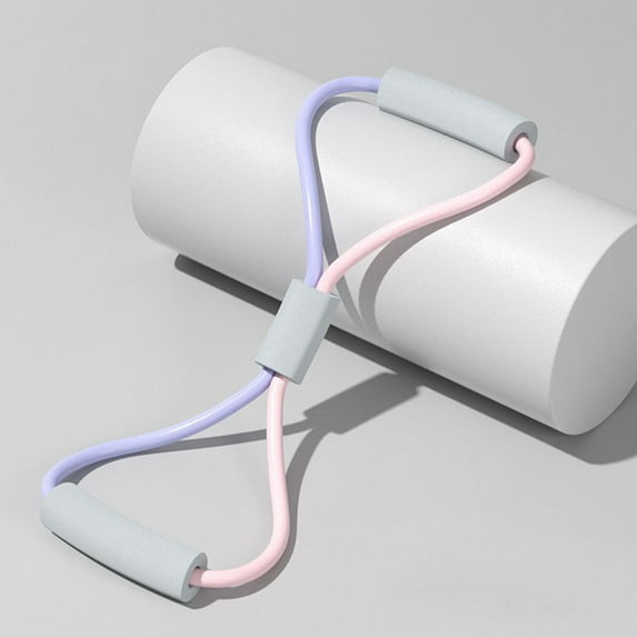 Yaoyar Resistance Bands, Figure 8 Exercise Bands for Women Men, 8 Shaped Resistance Bands for Arms, Chest Expander, Yoga Gym Fitness Pulling Rope 8 Word Elastic for Exercise Muscle Training Tubing