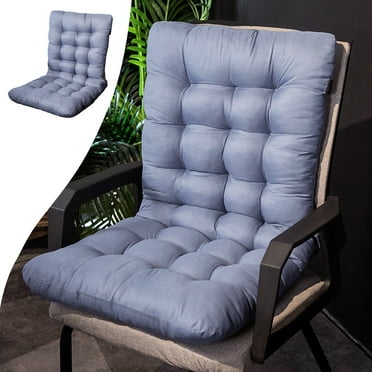 Yaoyar Rocking Chair Cushion Pad, Indoor/Outdoor Rocking Soft Thickened Patio Chaise Lounger Cushion Overstuffed Patio Chair Cushion