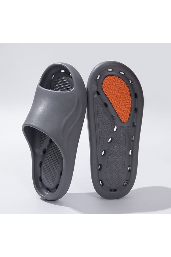 Shower Shoes for Women and Men Massage Slide Sandals Soft Cushioned Anti-Slip Pool Slides Comfort Quick Drying with Drain Holes Bathroom Slippers
