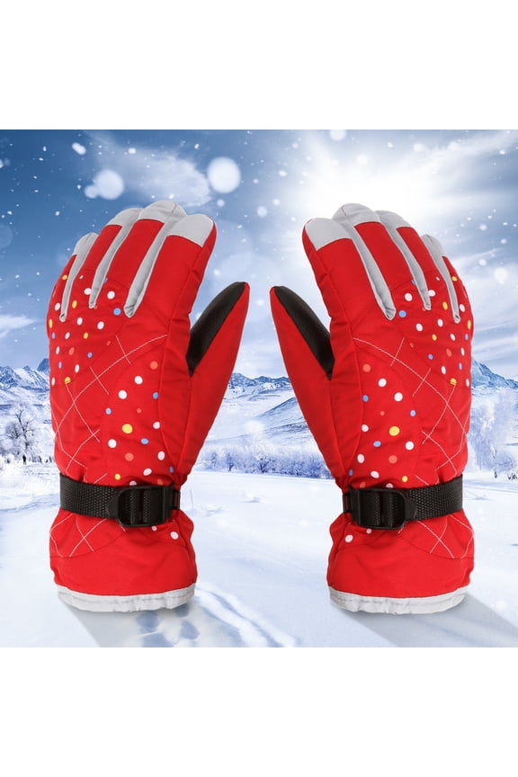Ski Gloves, Snow Gloves,Screen Snowboard Gloves, Warm Men And Women