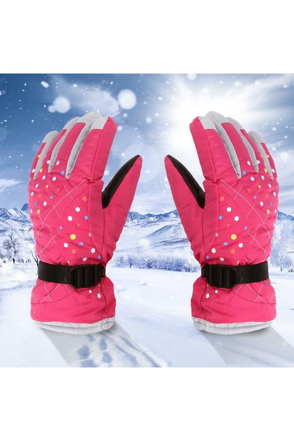 Ski Gloves, Snow Gloves,Screen Snowboard Gloves, Warm Men And Women