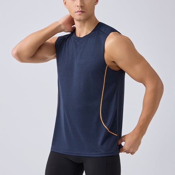 Yaoyar Sleeveless Workout Shirts for Men Moisture Wicking,Athletic Running Tank Top Quick Dry Gym Tanks