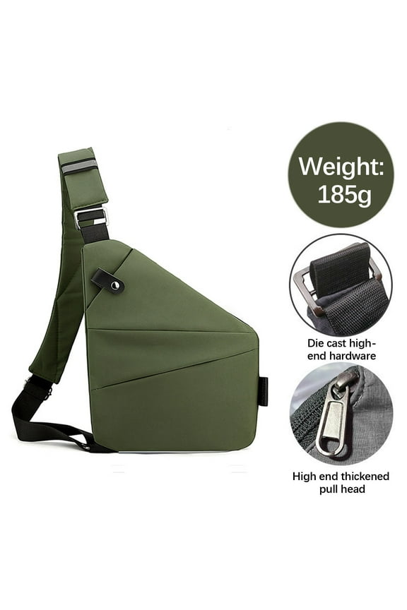Sling Bag for Men Crossbody Shoulder Chest Bags Messenger Bag Nylon for Travel Gym Sport Hiking