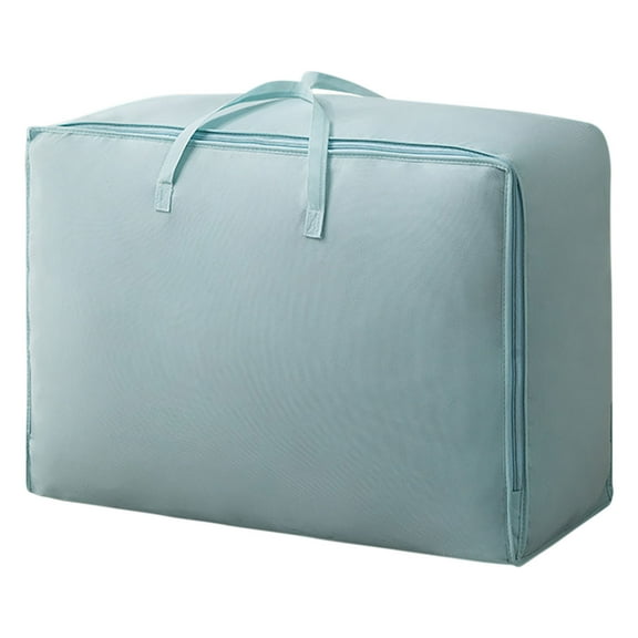 Yaoyar Soft Canvas Storage Bags with Zipper Thick Breathable, Large Bag for Sheets Blankets Bedding Pillows, Clothes