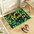 thumbnail image 1 of Yaoyar St. Patrick's Day Door Mat - Front Door Mat - Bath Rug Super Absorbent Quick Dry - Rubber Backing Non Slip Washable Bathroom Floor Mats -Green 16x24 IN St. Patrick's Day Gifts, 1 of 6