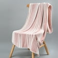 Yaoyar Stripe Large Bath Towels Oversized Bath Sheet Super Soft