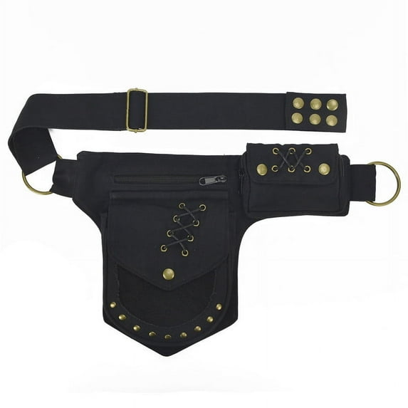 Yaoyar Thigh Drop Leg Bag for Women Fanny Pack Vintage Rivet Storage Bag Renaissance Bag Faire Utility Hip Belt Fashion Fanny Pack Waist Bag Hip for Bags Womens Travel Outdoors Gifts