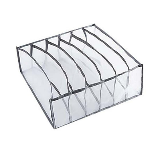 Yaoyar Underwear Organizer, Foldable Bra Underwear Organizer Drawer Divider Storage Organizer for Underwear, Socks, Ties, Bras, Women Underwear Storage Compartment Box