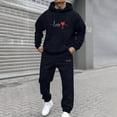 thumbnail image 1 of Yaoyar Valentine's Day Prints Track Suits Mens Sweatsuit 2 Piece Set Hoodies and Sweatpants Sets Trendy Jogging Workout Sweat Suits Athletic Tracksuit, 1 of 5