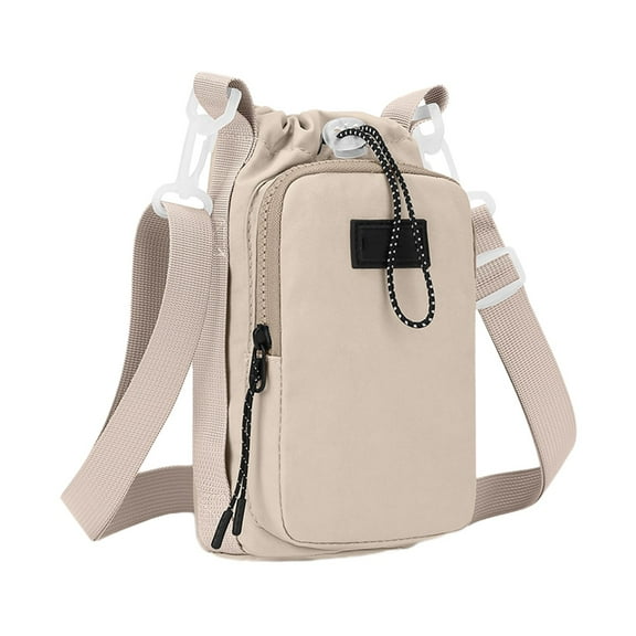 Yaoyar Water Bottle Holder Bag with Strap, Insulation Water Bottle Carrier Bag with Phone Pocket, Water Bottle Sling Bag Crossbody Water Bottle Holder for Hiking Walking
