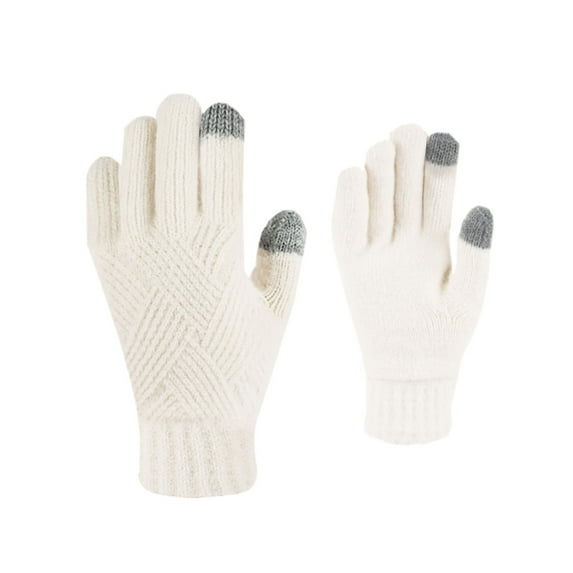 Yaoyar Winter Gloves for Men Women, Upgraded Thicken Touch Screen, Thermal Soft Knit Lining Cold-proof Cycling Warm Gloves