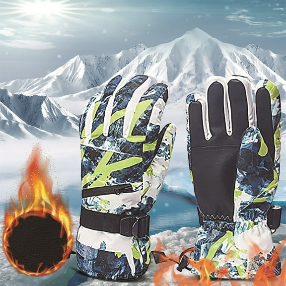 Yaoyar Winter Ski Snow Gloves for Men, Women, Youth | Touchscreen & Waterproof Cold Weather Hand Warming Gloves Winter Work Gloves