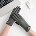 thumbnail image 1 of Yaoyar Womens Winter Warm Gloves With Sensitive Touch Screen Texting Fingers, Fleece Lined Windproof Gloves, 1 of 3