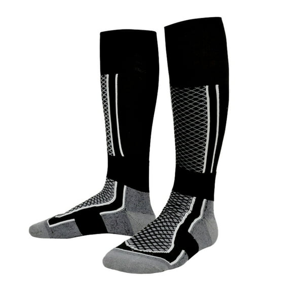 Yaoyar Wool Ski Socks for Snowboarding, Full Cushioned Winter Thermal Knee-high Warm Socks for Men and Women
