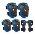 thumbnail image 1 of Yaoyar Youth/Kids Knee Pads Elbow Pads Wrist Guards Protective Gear Set for 3-15 Years Child Roller Skates, Skateboard, Cycling, Inline Skating, BMX Bike, Scooter Riding and Other Outdoor Sports, 1 of 7