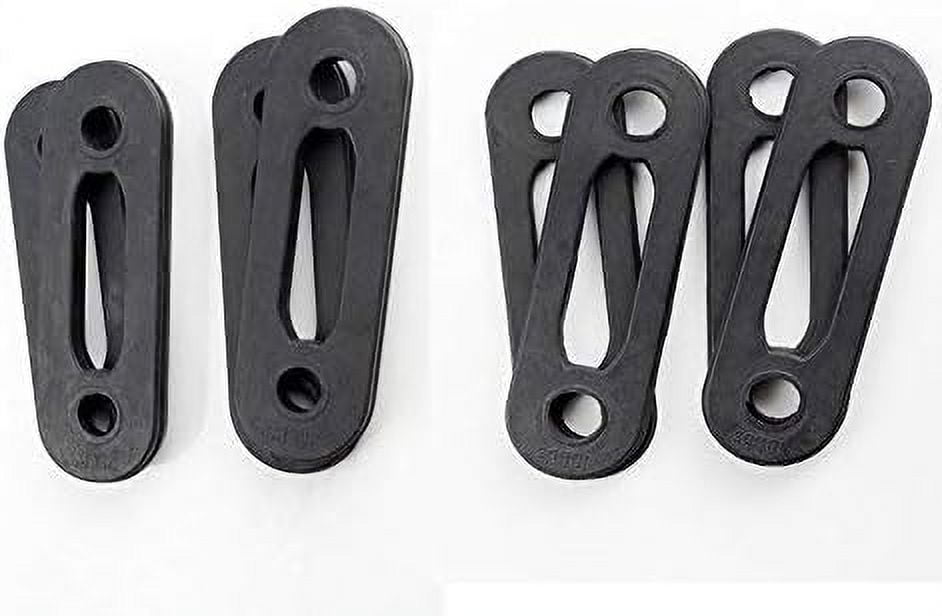Replacement Resistance Bands 140lb Set for Soloflex Machines - 4 Pairs: (4) 25lb,  (4) 10lb