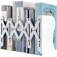 thumbnail image 1 of Yapicoco Adjustable Book Ends, Metal Bookends for Heavy Books, Desk Book Holder for Shelves, Organizer Book Stand for Desk, Suitable for Office, Home, and School Use, 1 of 6