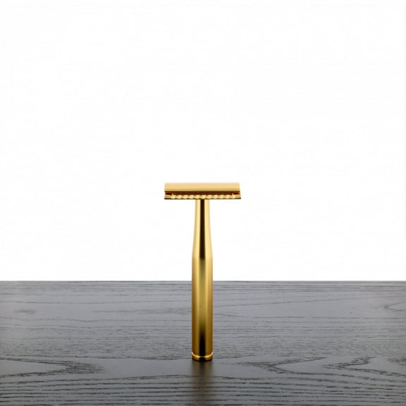 Yaqi Midas 3-piece Matte Gold Double Edge Safety Razor