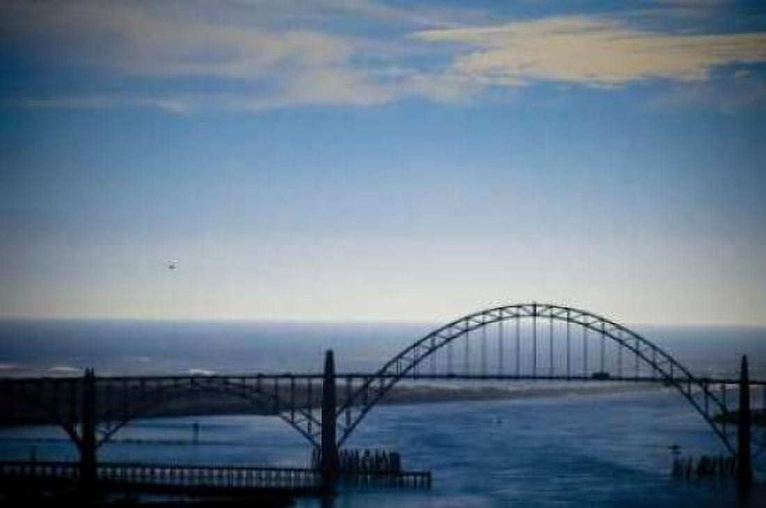 Yaquina Bay Bridge II Canvas Art - Erin Berzel (20 x 28)