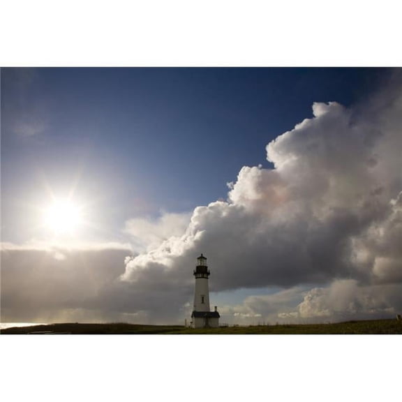 Yaquina Head Lighthouse Oregon Coast USA Poster Print by Craig Tuttle - 17 x 11