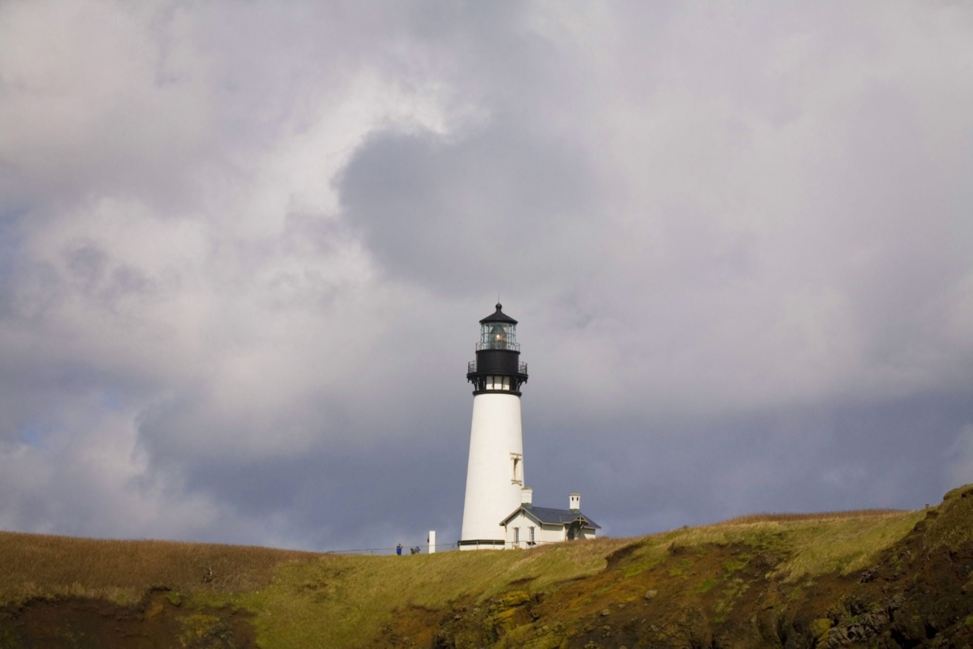 Yaquina Head Lighthouse Oregon Coast Usa Canvas Art - Craig Tuttle Design Pics (17 x 11)